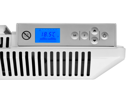 Sirio elektrische convector display