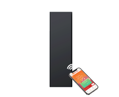 Radialight Icon Wifi anthracite 1500W front