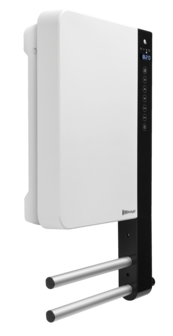 Radialight Windy white with towel holders left side