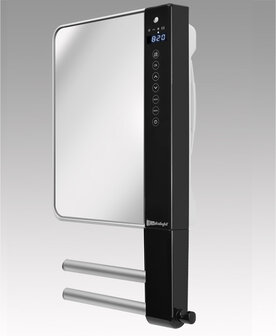 Radialight Windy mirror with towel holders right side